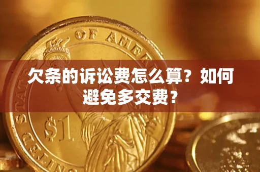 北京欠条的诉讼费怎么算？如何避免多交费？