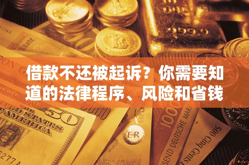 北京借款不还被起诉？你需要知道的法律程序、风险和省钱技巧